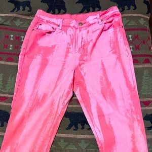 Women’s pink jeans size 12